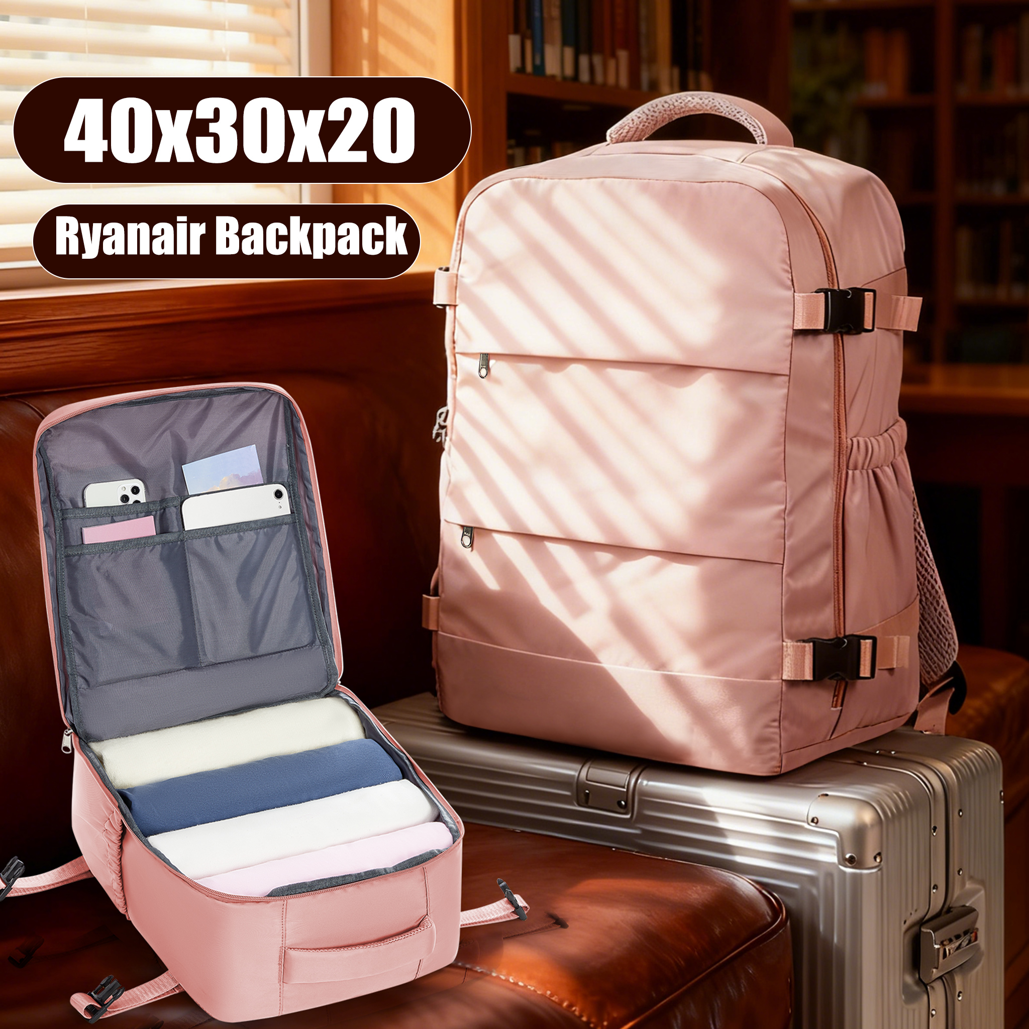 Women Bags Casual - Ryanair Backpack 40x30x20 Cabin Bag Travel
