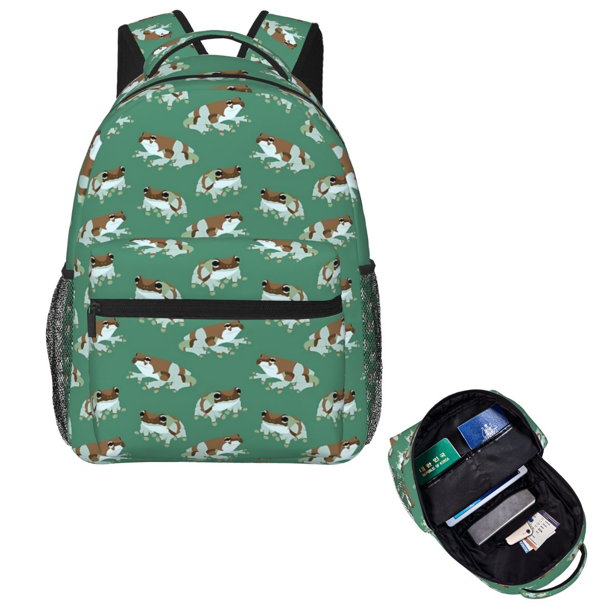 Women Bags Amazon - Amazon Milk Frog Pattern Backpack Hot
