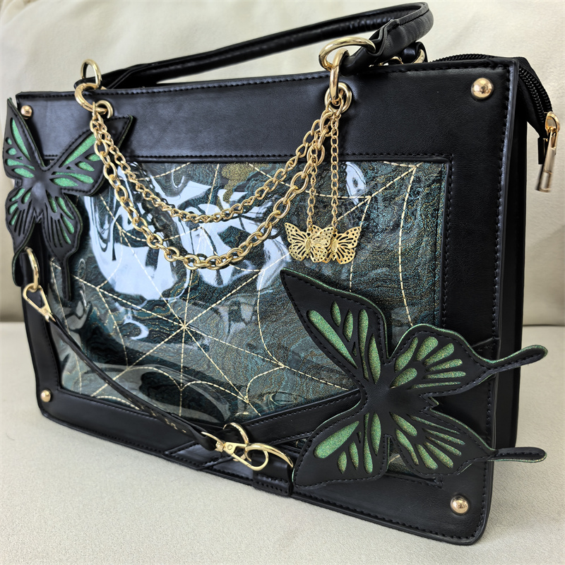 Y2K Dark Gothic Style Butterfl - Women'S Japanese Bags avaliação e preço