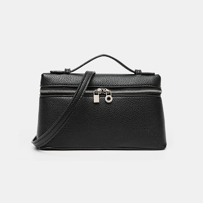 Mini Box Shoulder Bag Faux Lea - Top Handle Structured avaliação e preço