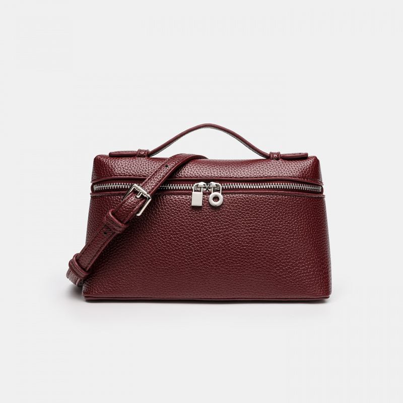 Mini Box Shoulder Bag Faux Lea - Top Handle Structured avaliação e preço