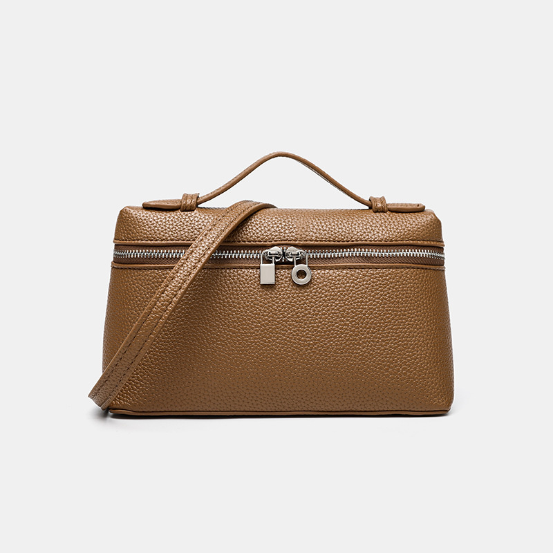 Mini Box Shoulder Bag Faux Lea - Top Handle Structured avaliação e preço