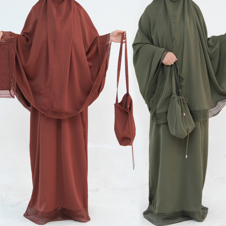 Muslim 4 Piece Set Women Skirt - Women Bags In Dubai avaliação e preço