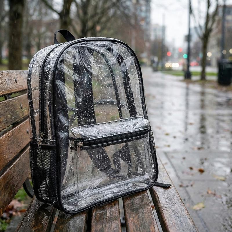 Transparent PVC Outdoor Sports - Women Bags Casual avaliação e preço