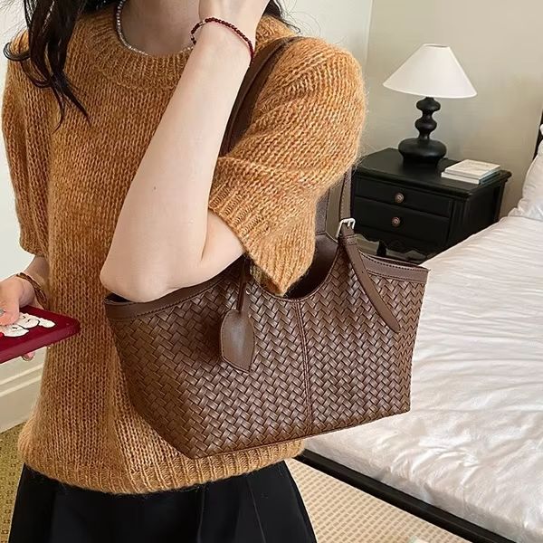 CLAREGQI   Hand Woven Tote Bag - Women Bags Casual avaliação e preço