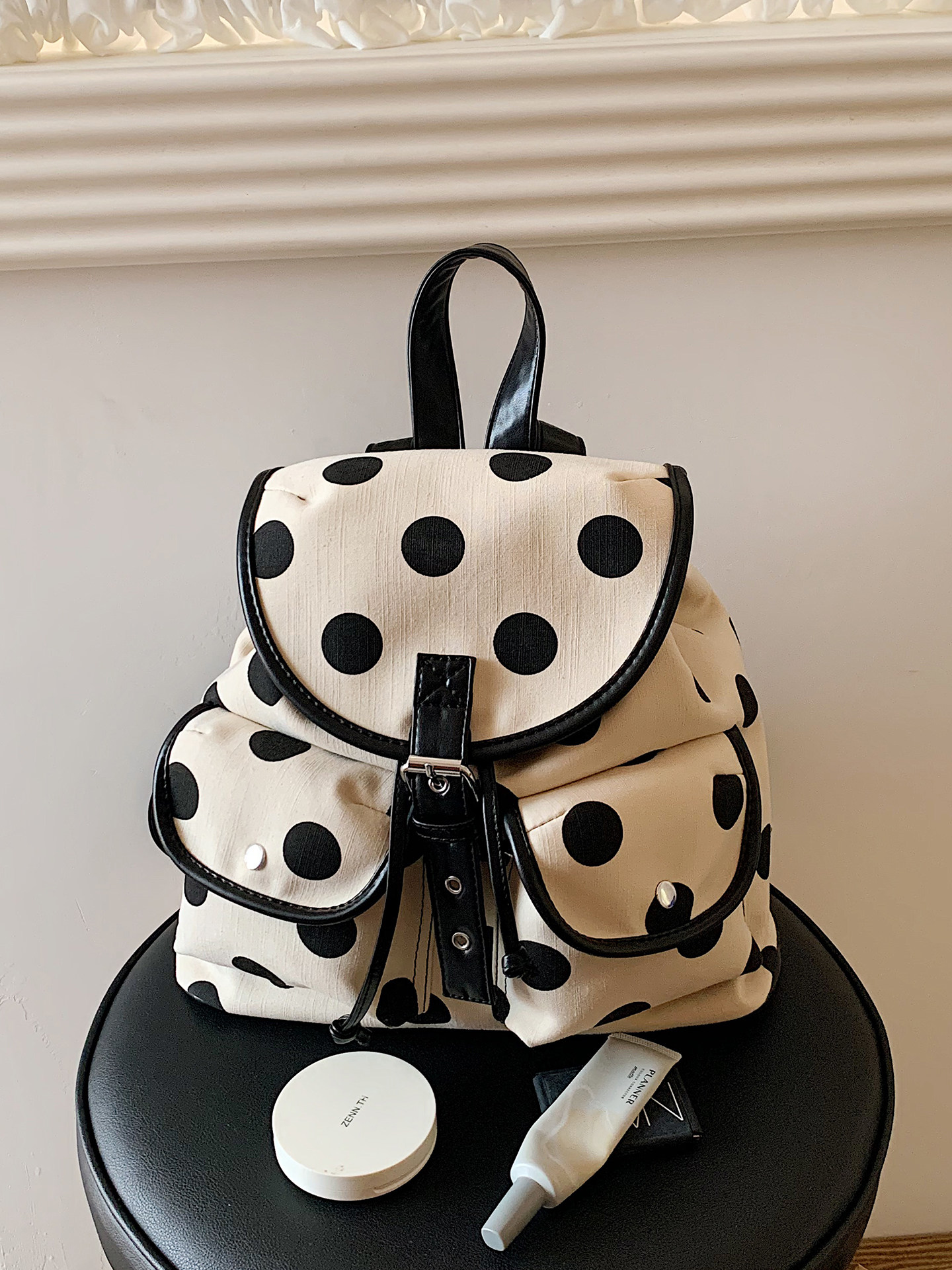 Fashion Polka Dot Backpack Wom - Women Bags In Trend avaliação e preço