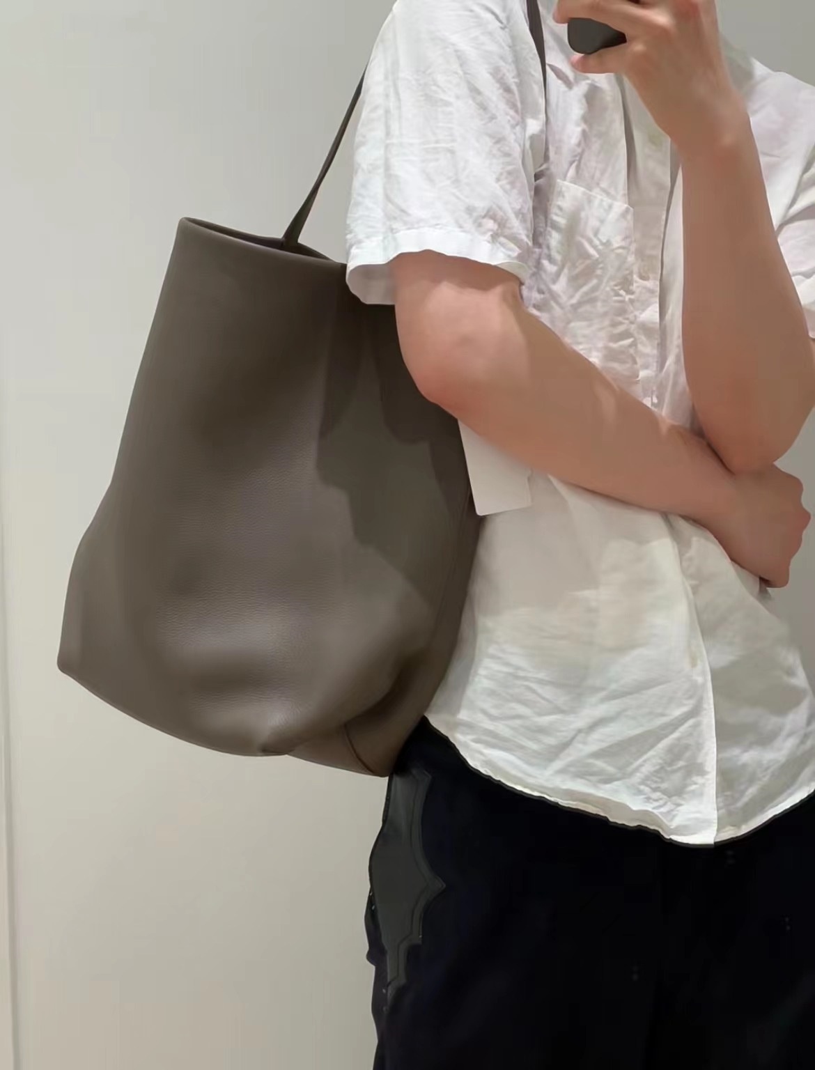 Cowhide Autumn Winter Bag: Dur - Women Bags Dkny avaliação e preço