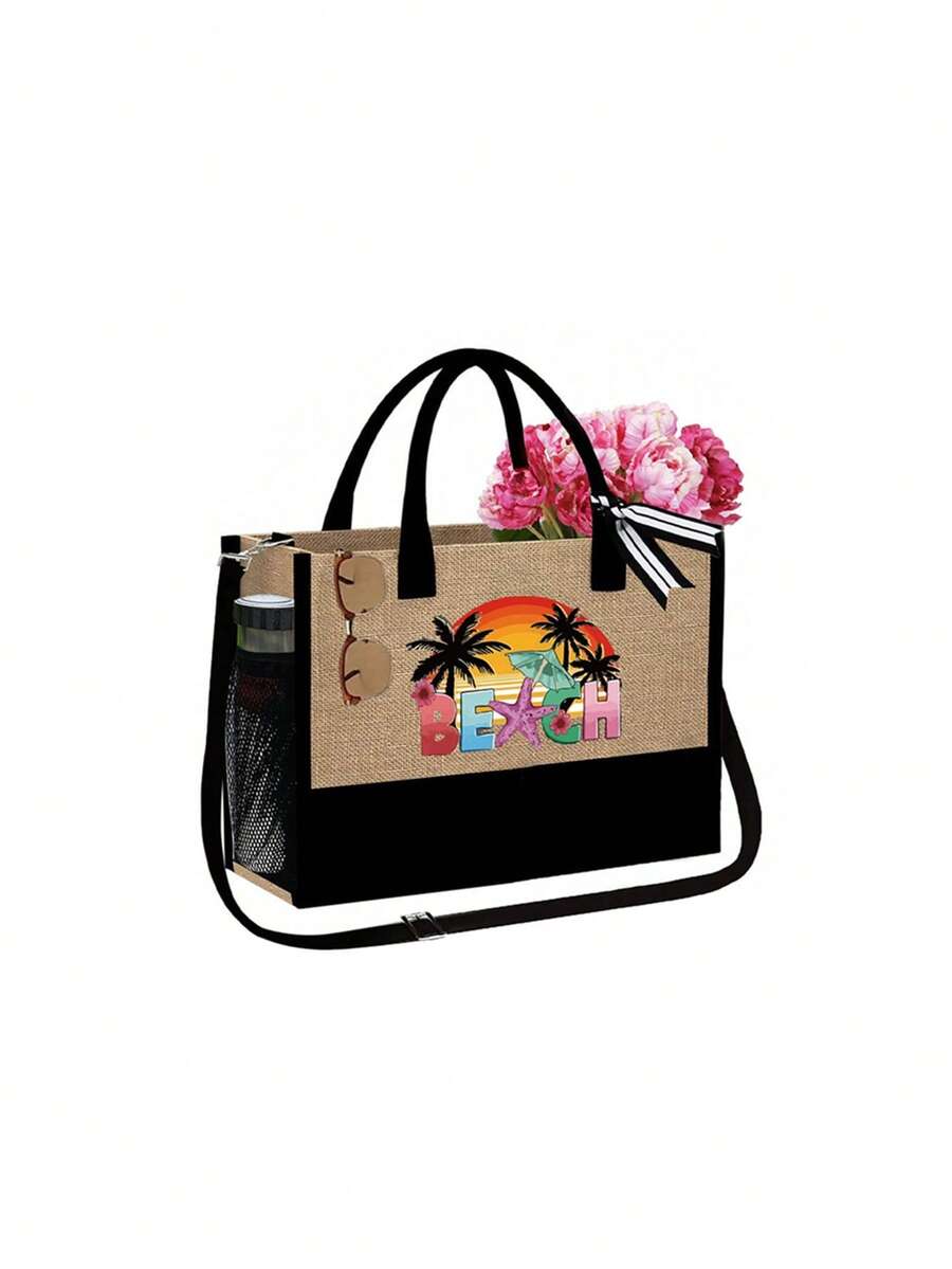 Beach Tote Bag Set With Sun Vi - Women Bags Casual avaliação e preço