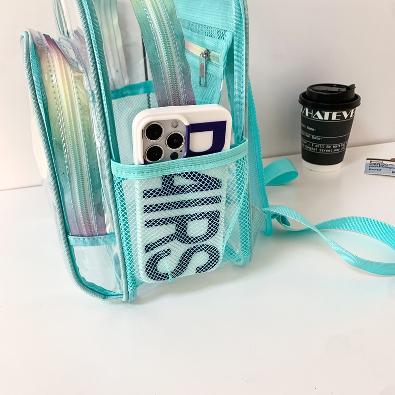 PVC Transparent Zipper Large C - Women Bags For Sale avaliação e preço