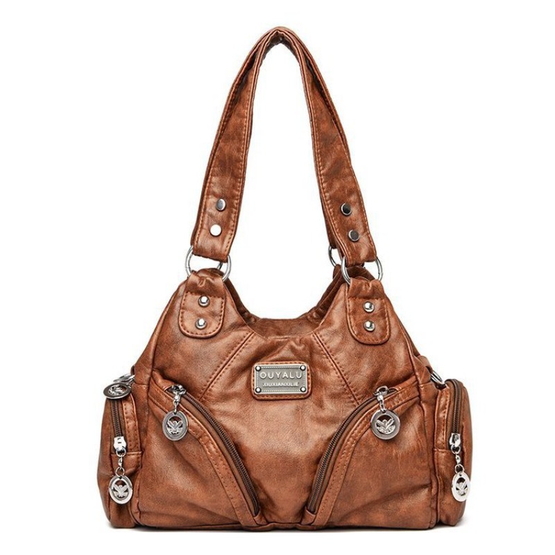 Cross-border Retro Soft Leathe - Women Bags Amazon avaliação e preço