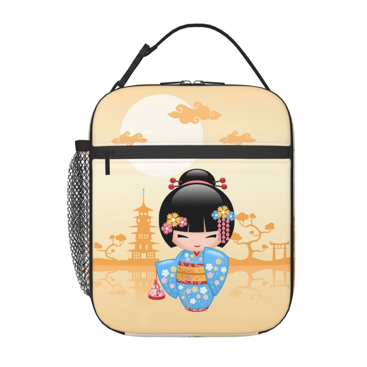 Japanese Maiko Kokeshi Doll In - Women Bags Vector avaliação e preço