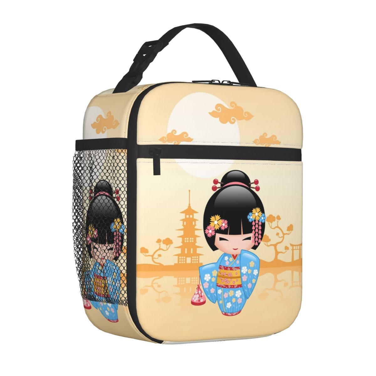 Japanese Maiko Kokeshi Doll In - Women Bags Vector avaliação e preço