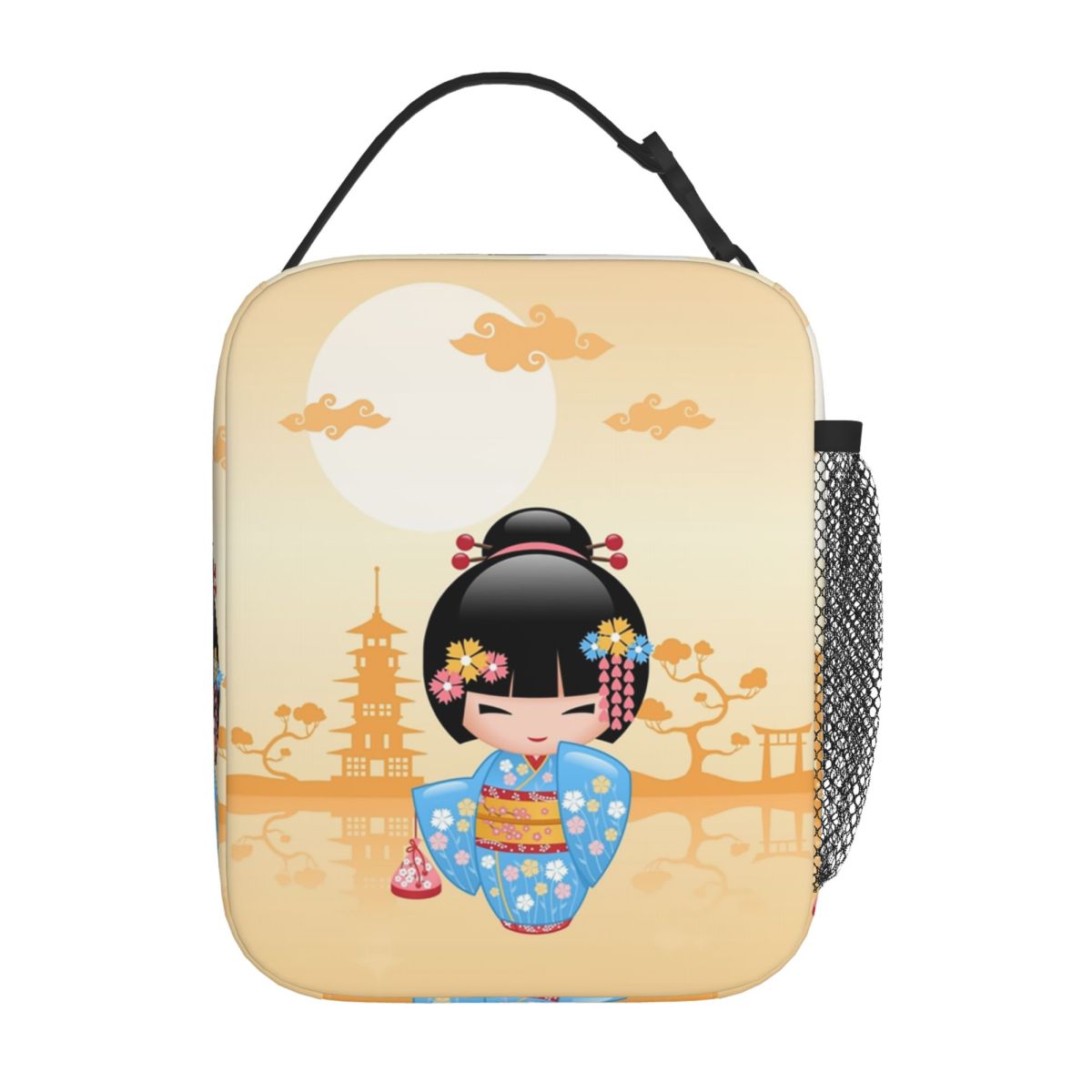 Japanese Maiko Kokeshi Doll In - Women Bags Vector avaliação e preço