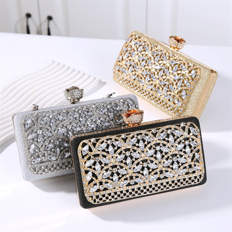 Luxury Diamond Metal Frame Eve - Women Bags In Dubai avaliação e preço