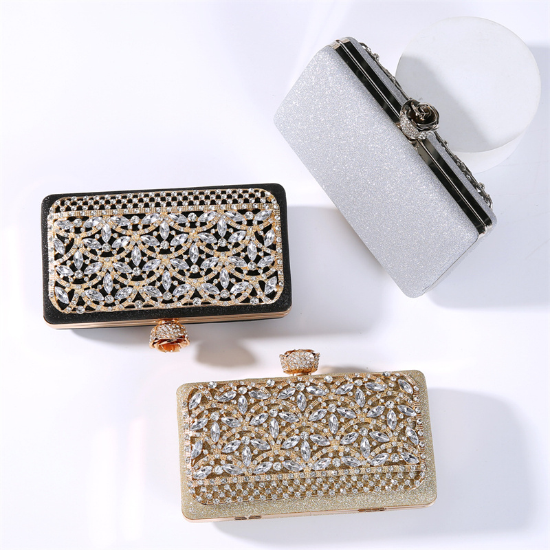 Luxury Diamond Metal Frame Eve - Women Bags In Dubai avaliação e preço