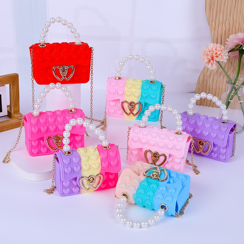 Silicone Love Bubble Jelly Bag - Women Bags H&M avaliação e preço