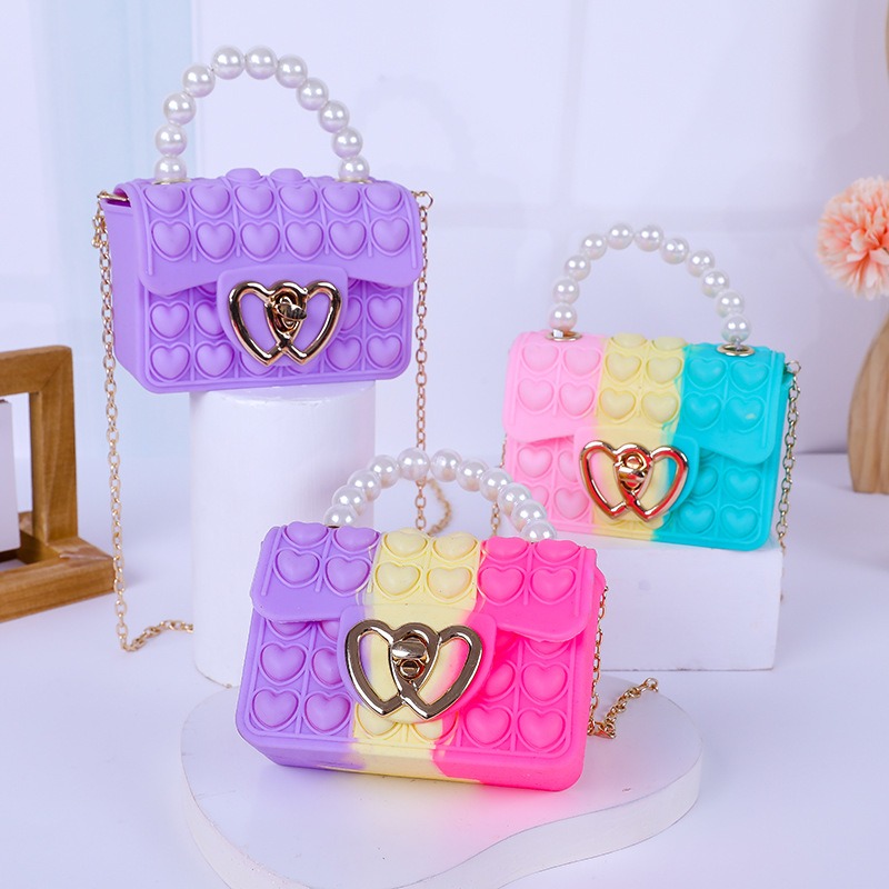 Silicone Love Bubble Jelly Bag - Women Bags H&M avaliação e preço