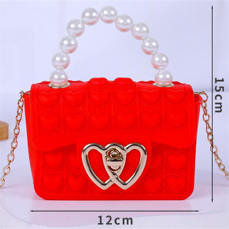 Silicone Love Bubble Jelly Bag - Women Bags H&M avaliação e preço