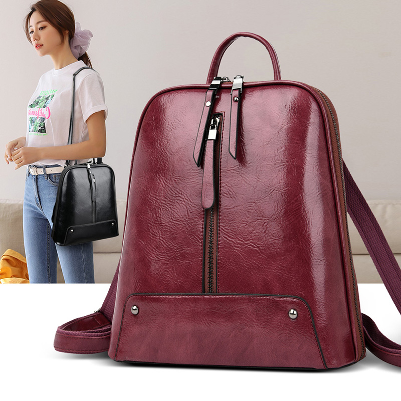 Women Leather Backpack Fashion - Women Bags H&M avaliação e preço