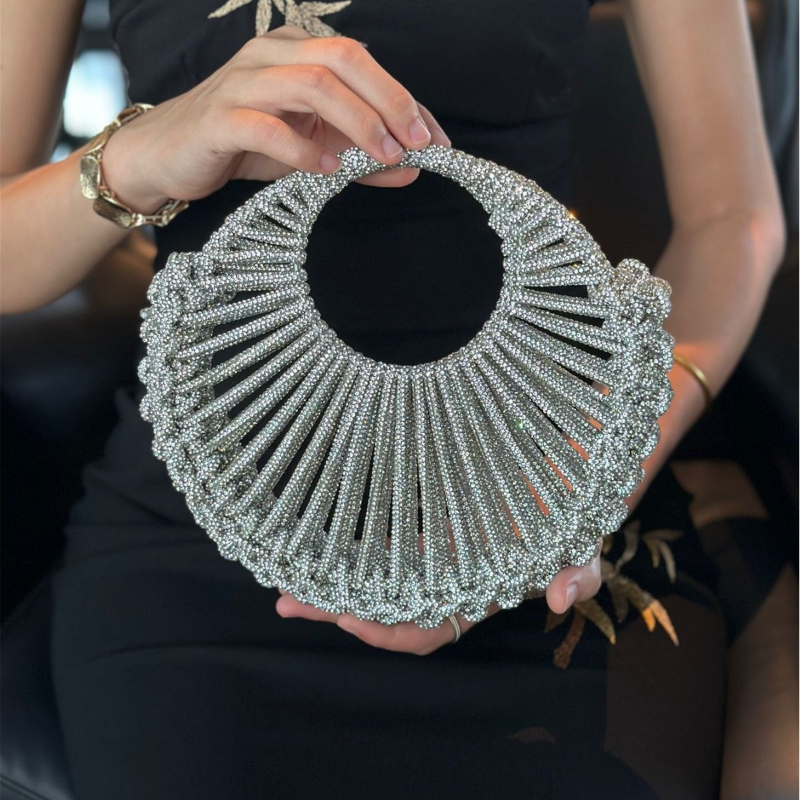 Shiny Clutch Evening Bag Femal - Women Bags In Trend avaliação e preço