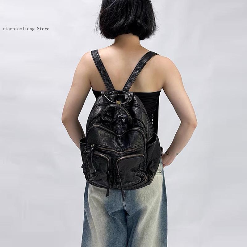 Luxury Soft Washed Pu Leather  - Women Bags In Trend avaliação e preço