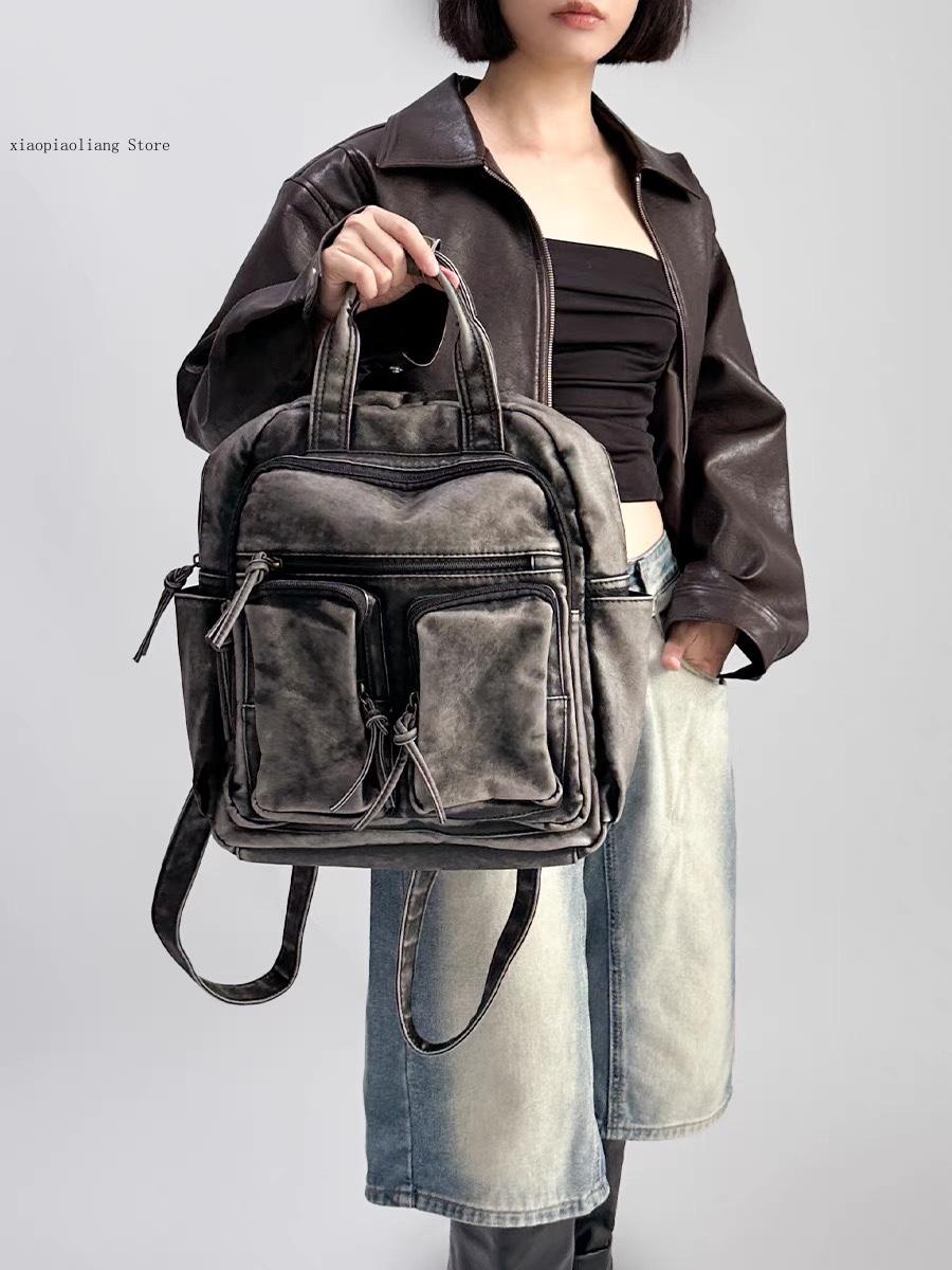 Luxury Soft Washed Pu Leather  - Women Bags In Trend avaliação e preço