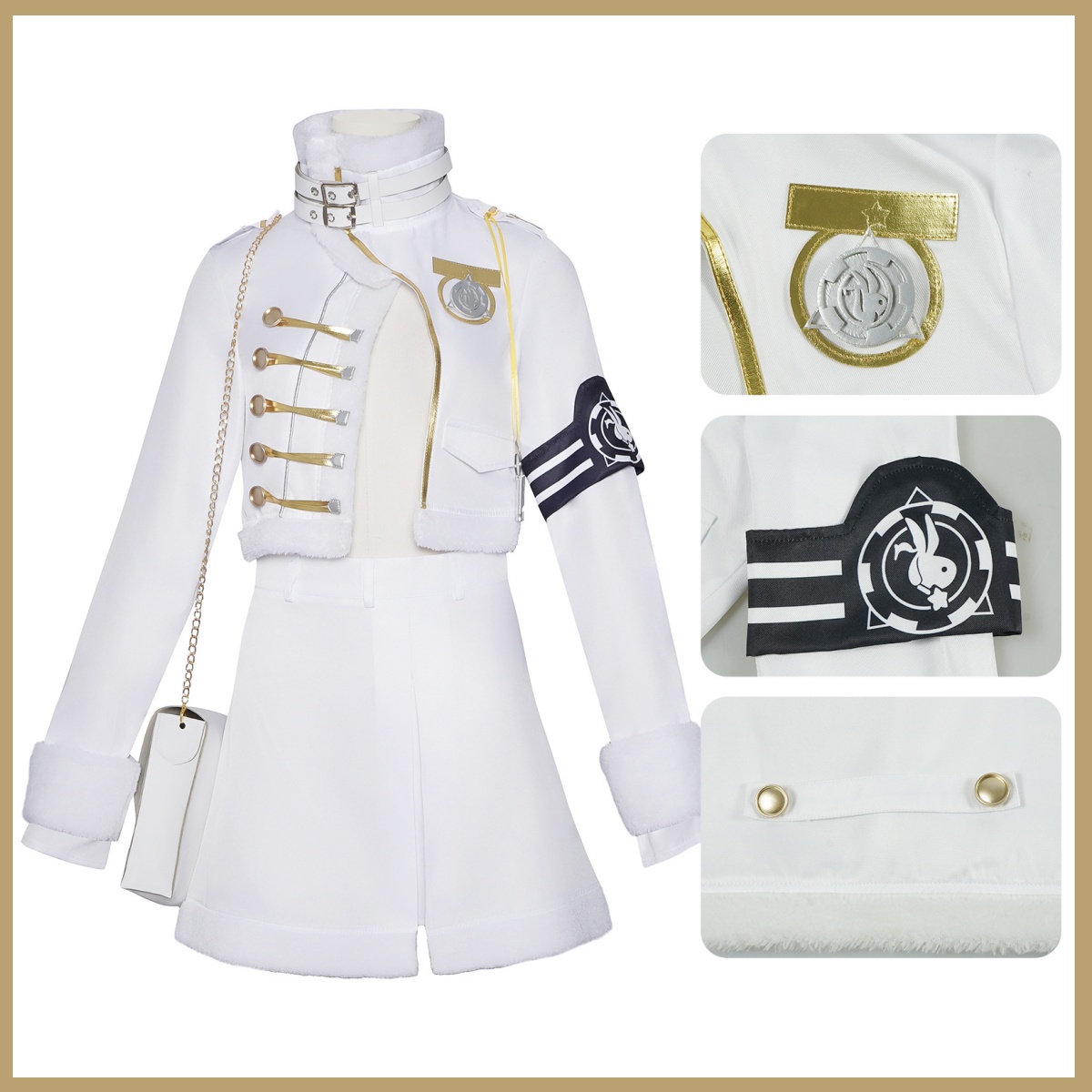 Anime Game Youk Blanc Cosplay  - Women Bags Accessories avaliação e preço