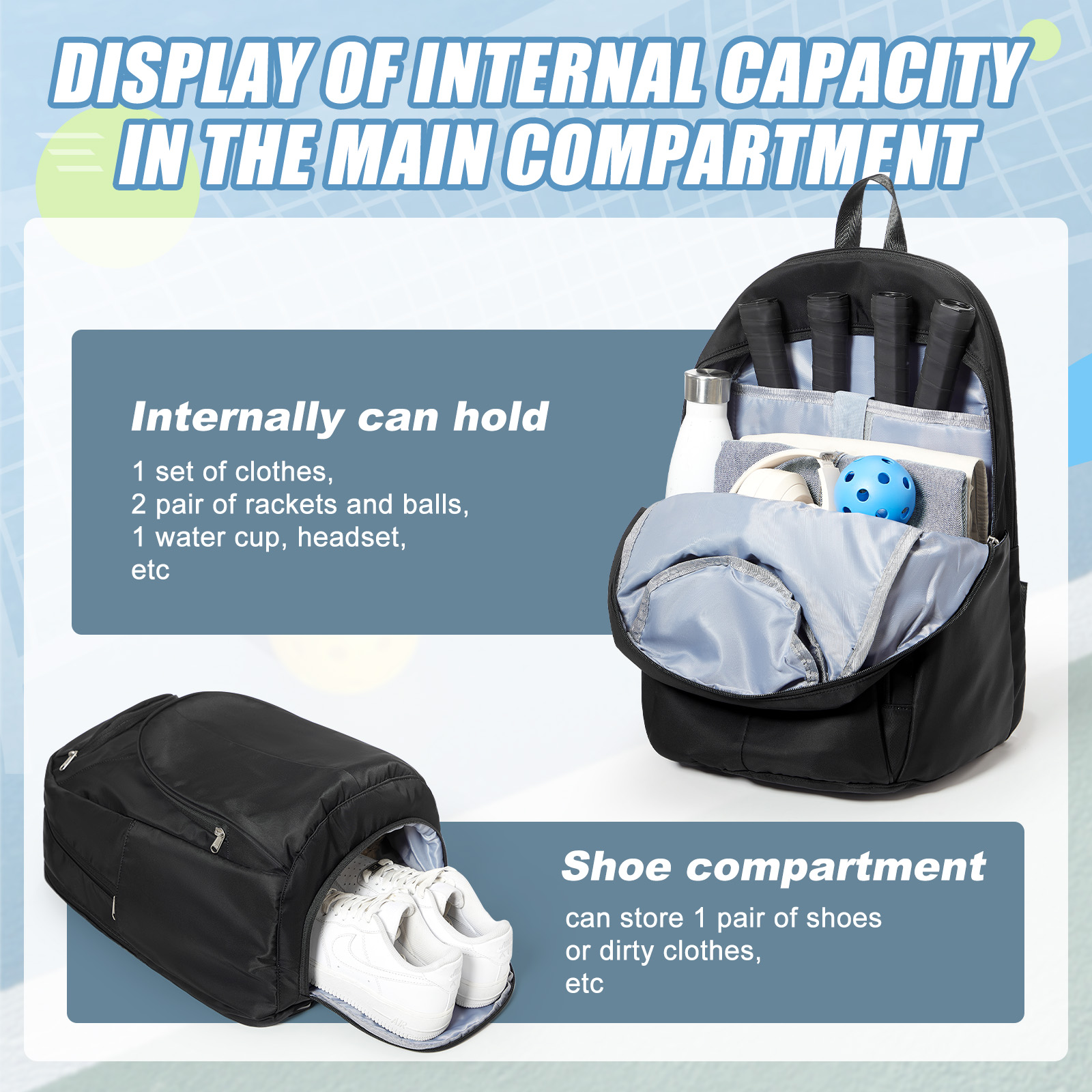 Tennis Bag Tennis Backpack 2 R - Women Bags Casual avaliação e preço