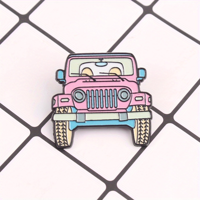 Adorable Pink Jeep Cartoon Ena - Women'S Jeep Bags avaliação e preço
