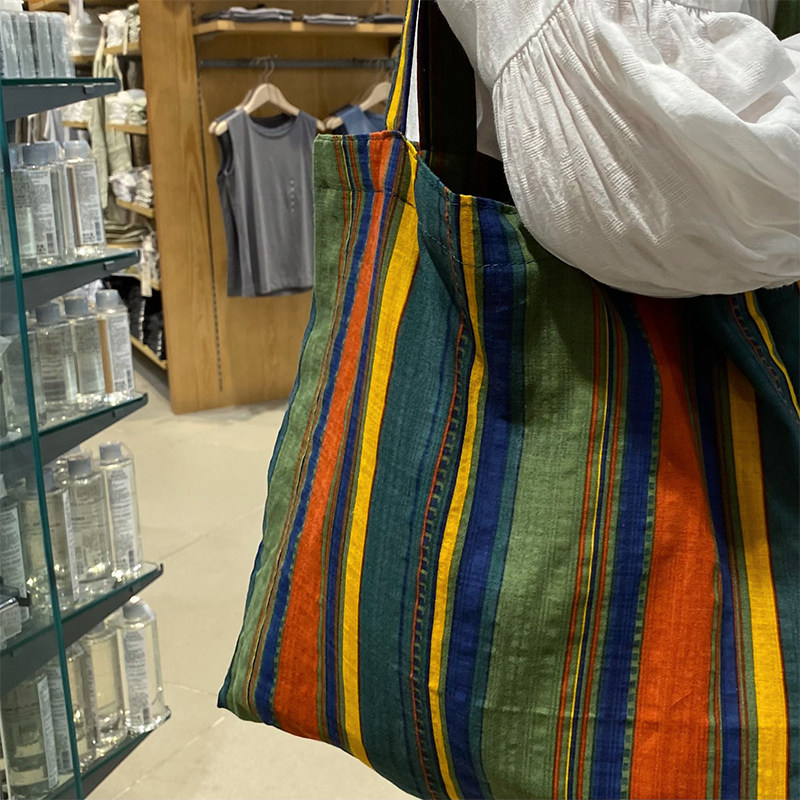 Ladies Bohemian Striped Linen  - Women Bags Aldo avaliação e preço