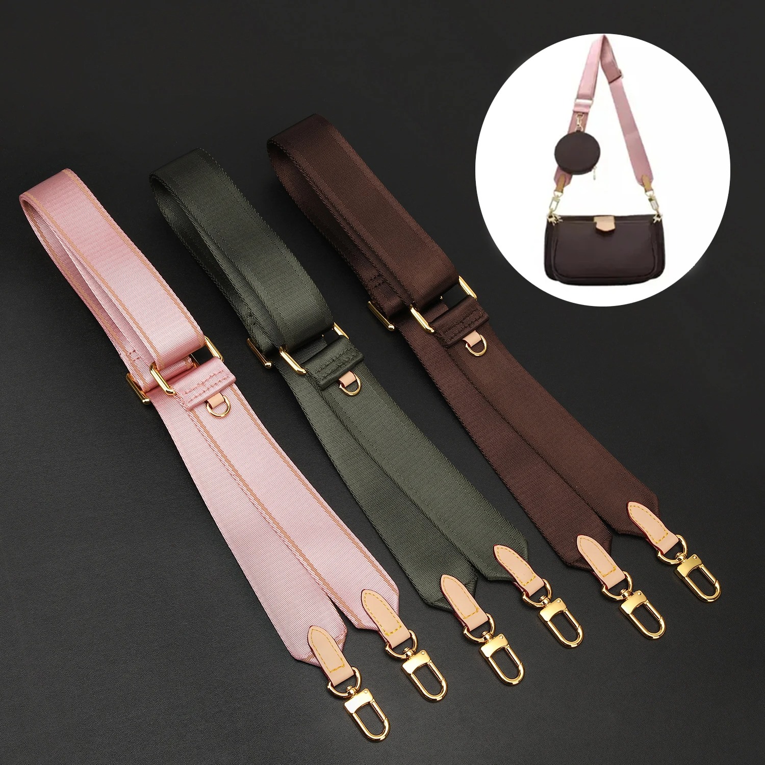 Adjustable Canvas Bag Strap Cr - Women Bags Pk avaliação e preço