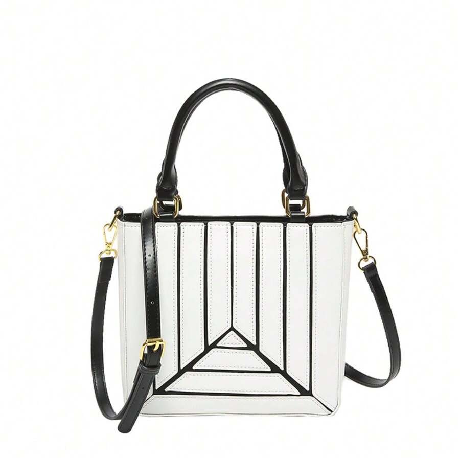 Geometric Panel Structured Top - Top Handle Structured avaliação e preço