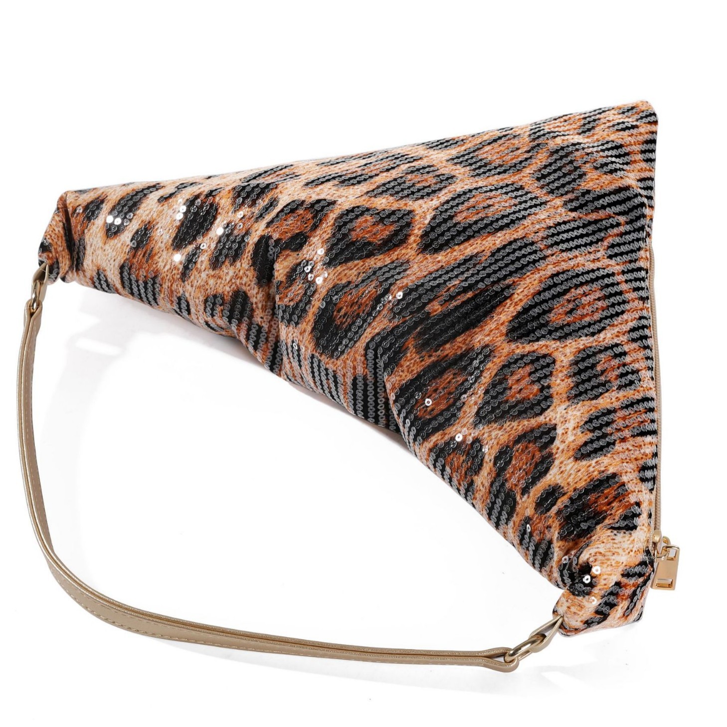 Leopard print crescent bag sho - Women Bags In Trend avaliação e preço