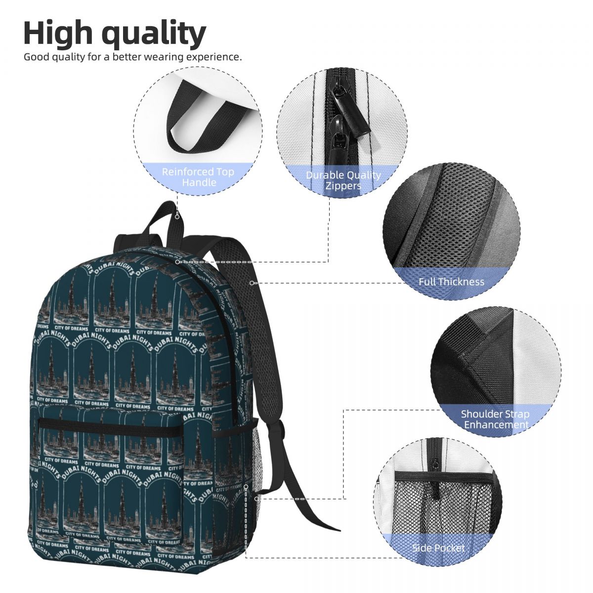 Dubai Nights Backpack Boys Gir - Women Bags In Dubai avaliação e preço
