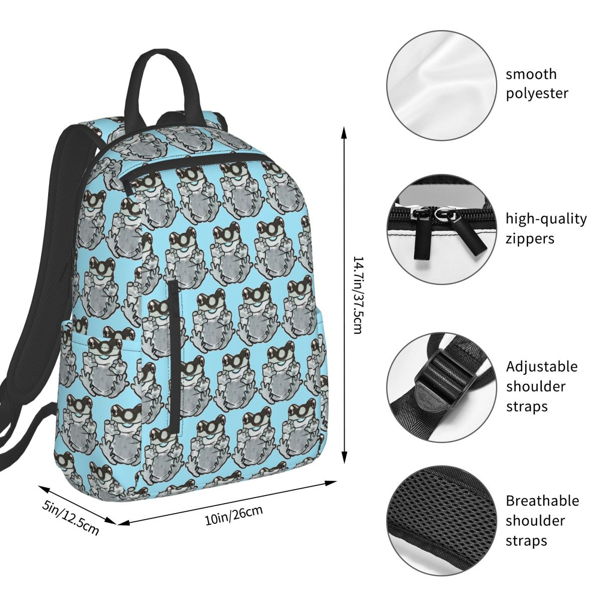 Amazon Milk Frog Blep Backpack - Women Bags Amazon avaliação e preço