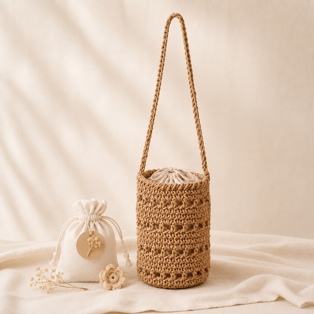 Colorful Crochet Bucket Bag Ho - Women Bags Casual avaliação e preço