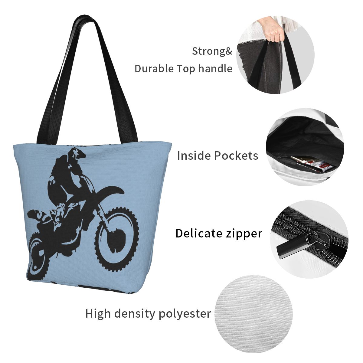 Moto X Dirt Bike Monotone Vect - Women Bags Vector avaliação e preço