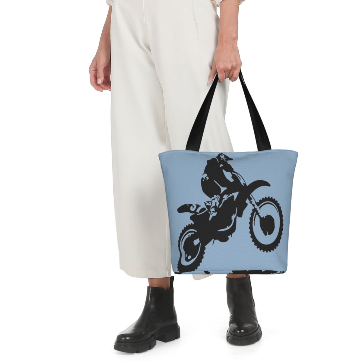 Moto X Dirt Bike Monotone Vect - Women Bags Vector avaliação e preço