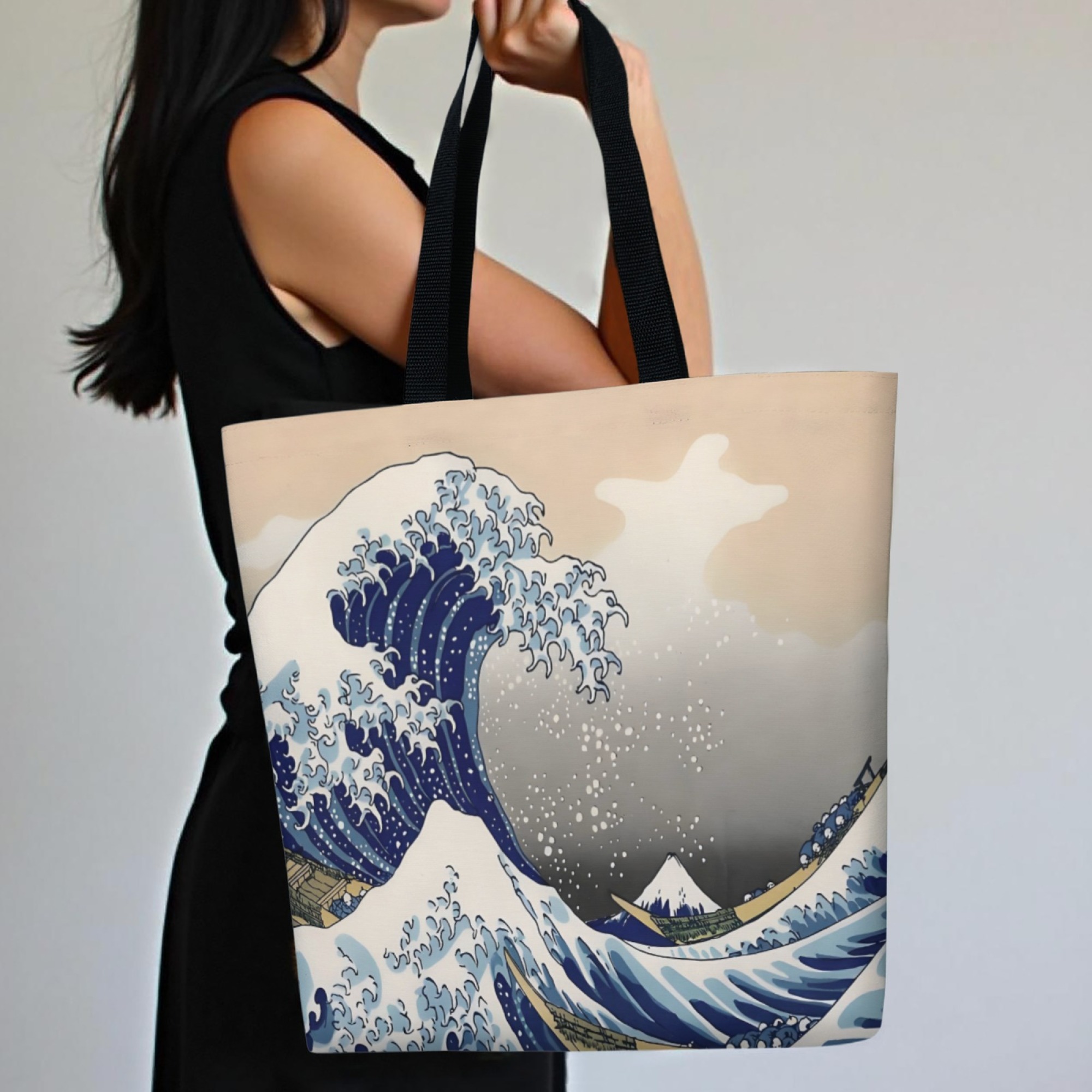 Japanese Style Tote Bag with H - Women'S Japanese Bags avaliação e preço