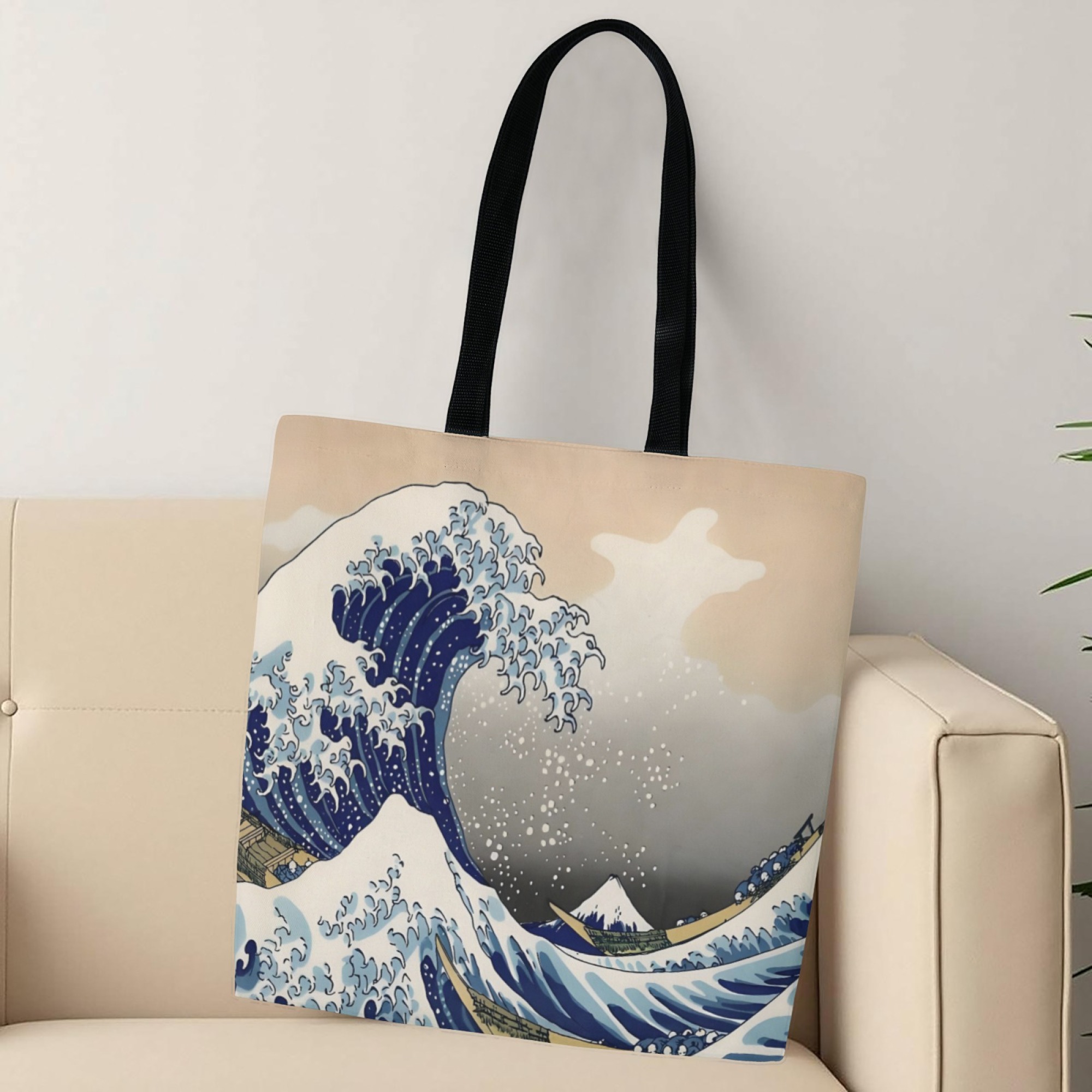Japanese Style Tote Bag with H - Women'S Japanese Bags avaliação e preço