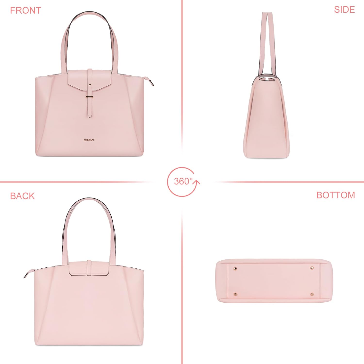 Laptop Tote Bag PU Leather Wom - Women Bags Pk avaliação e preço