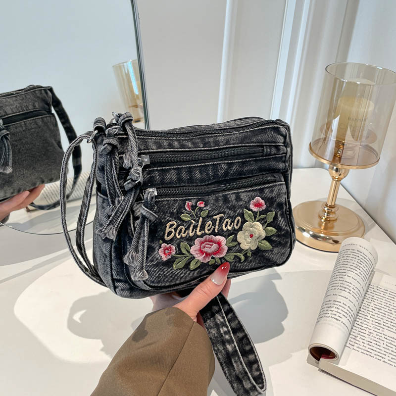 New Lightweight Denim Zipper C - Women Bags For Sale avaliação e preço