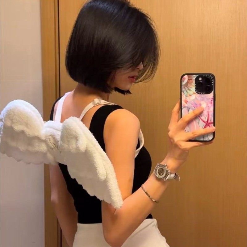 JIAERDI Sweet White Angel Wing - Women'S Japanese Bags avaliação e preço