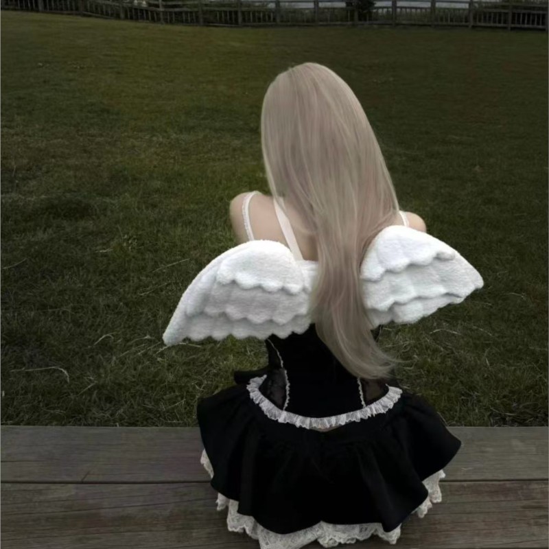 JIAERDI Sweet White Angel Wing - Women'S Japanese Bags avaliação e preço