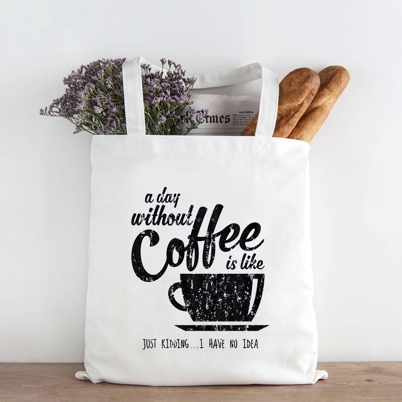 Funny Coffee Tote Bag Reusable - Women Bags Aldo avaliação e preço