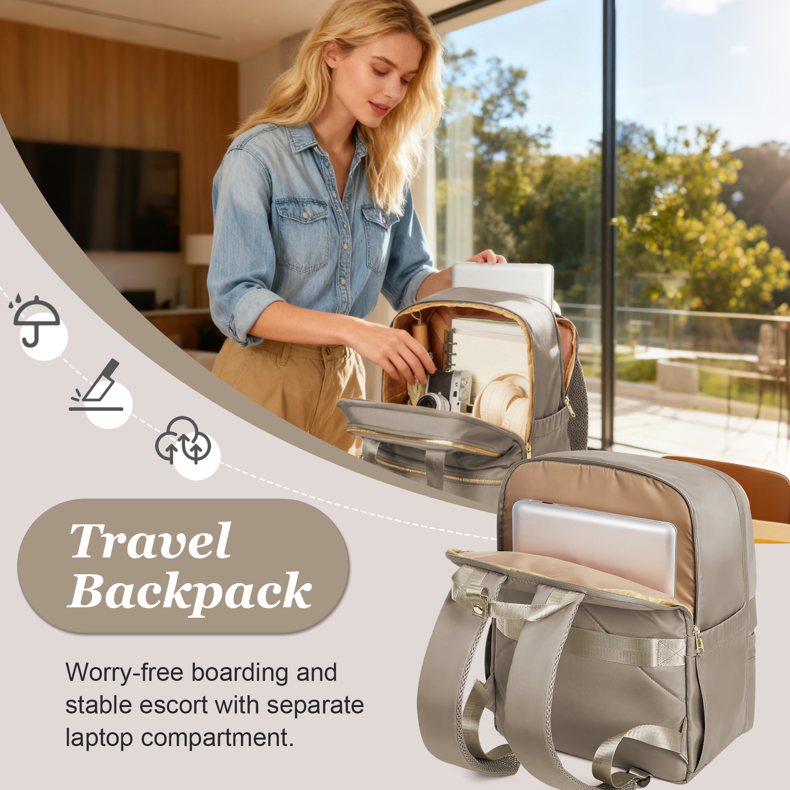 Ryanair 40x30x20 Travel Backpa - Women Bags Casual avaliação e preço