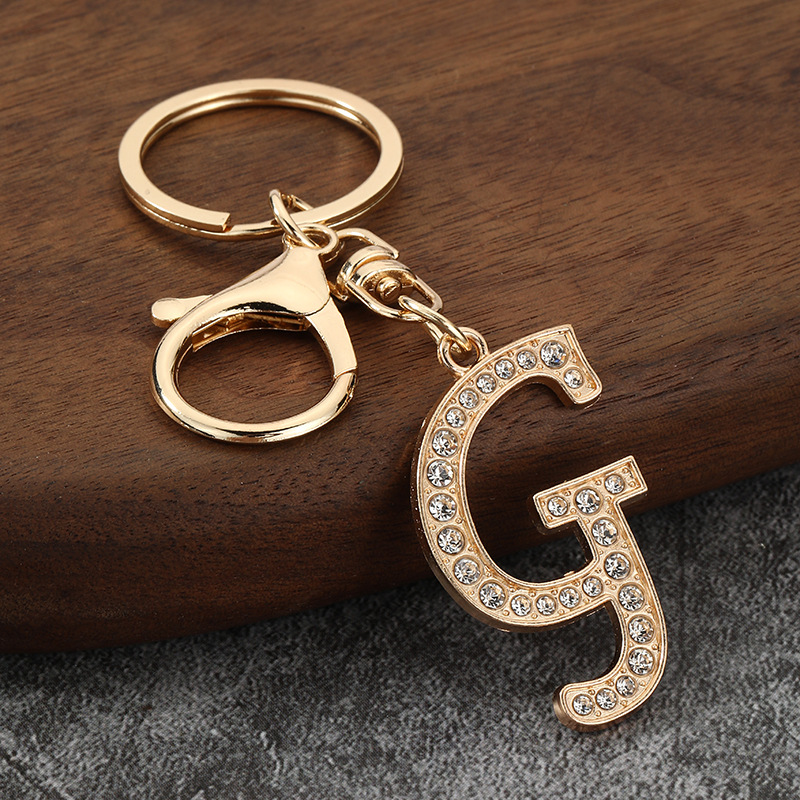 Metal 26 Letter Rhinestone Key - Women Bags Amazon avaliação e preço