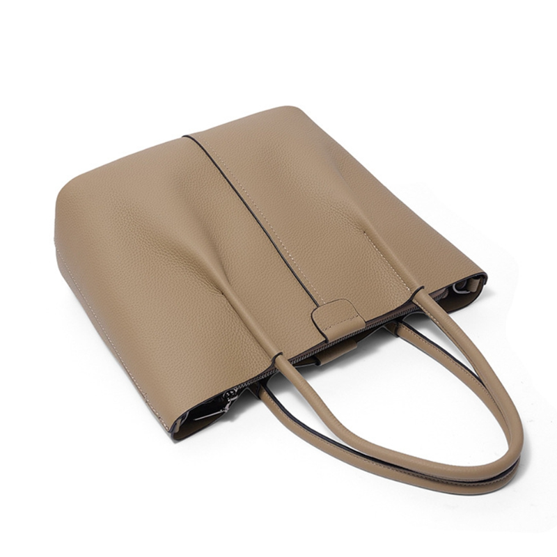 Textured Genuine Leather Handb - Top Handle Structured avaliação e preço