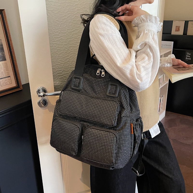 Multi-pocket Checkered Youth B - Women Bags For Sale avaliação e preço