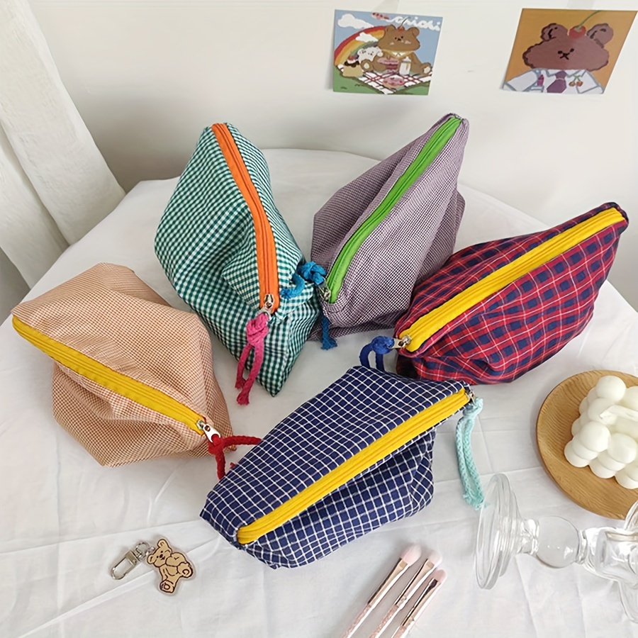 Hot Sale Women Plaid Makeup Ba - Women Bags For Sale avaliação e preço